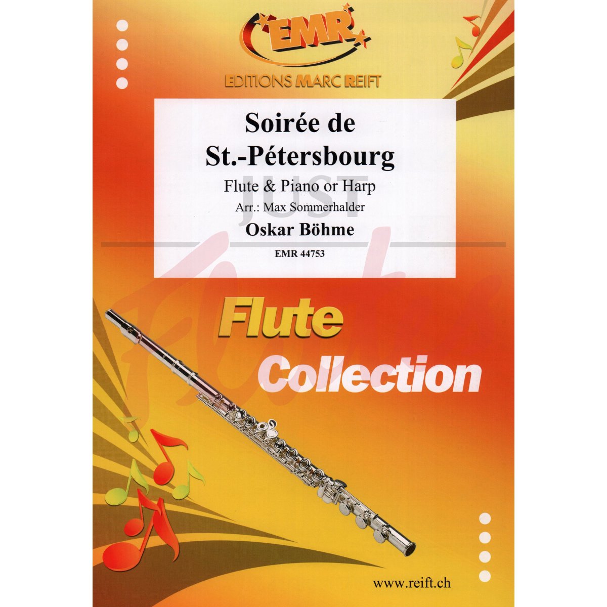 Soirée de St.-Pétersbourg for Flute and Piano/Harp