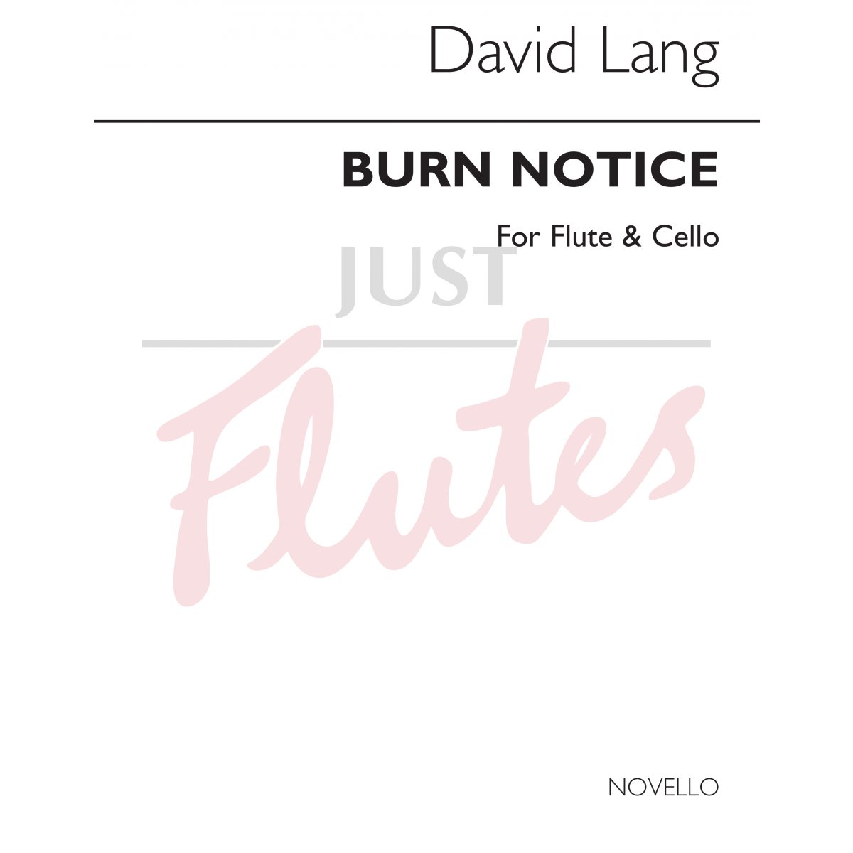 Burn Notice for Flute, Cello and Piano