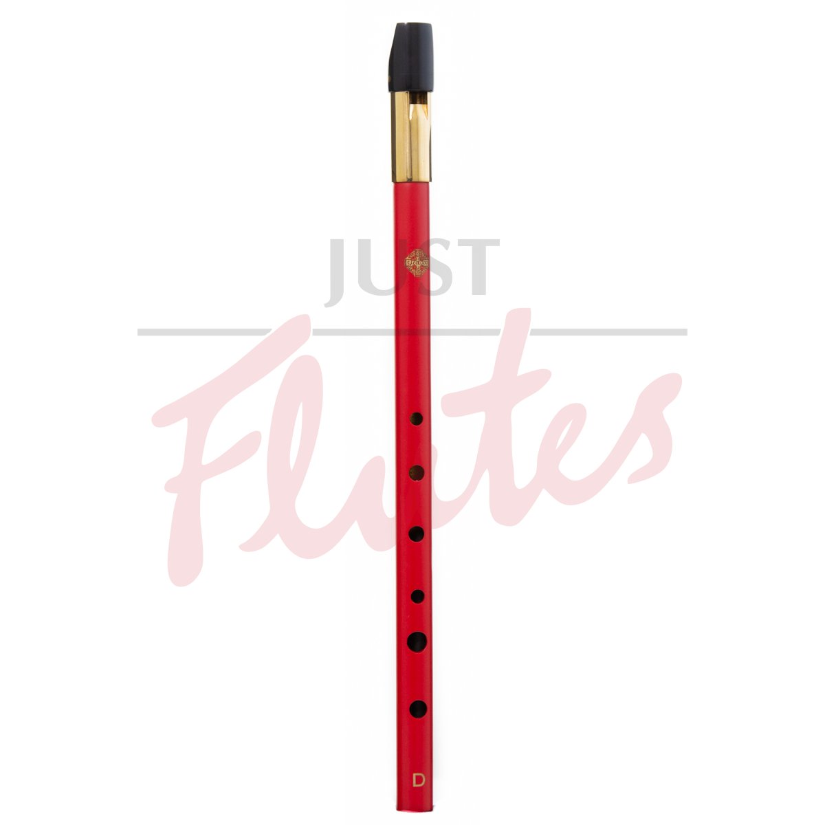 Glenluce Wexford High D Whistle, Red