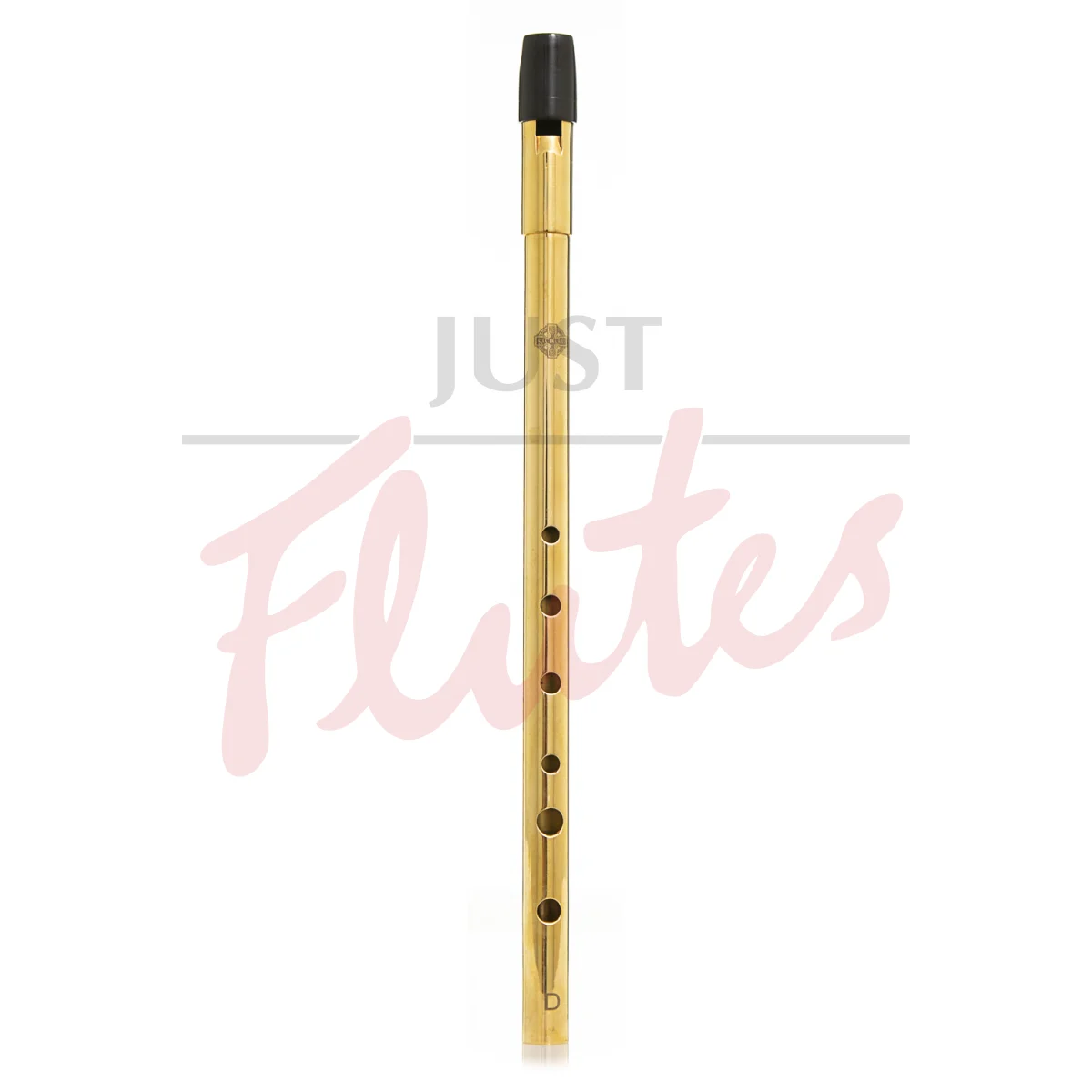 Glenluce Wexford High D Whistle, Brass