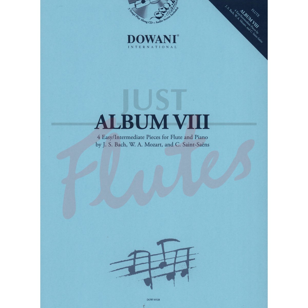 Album VIII for Flute and Piano (Mozart, JS Bach and Saint Saens)