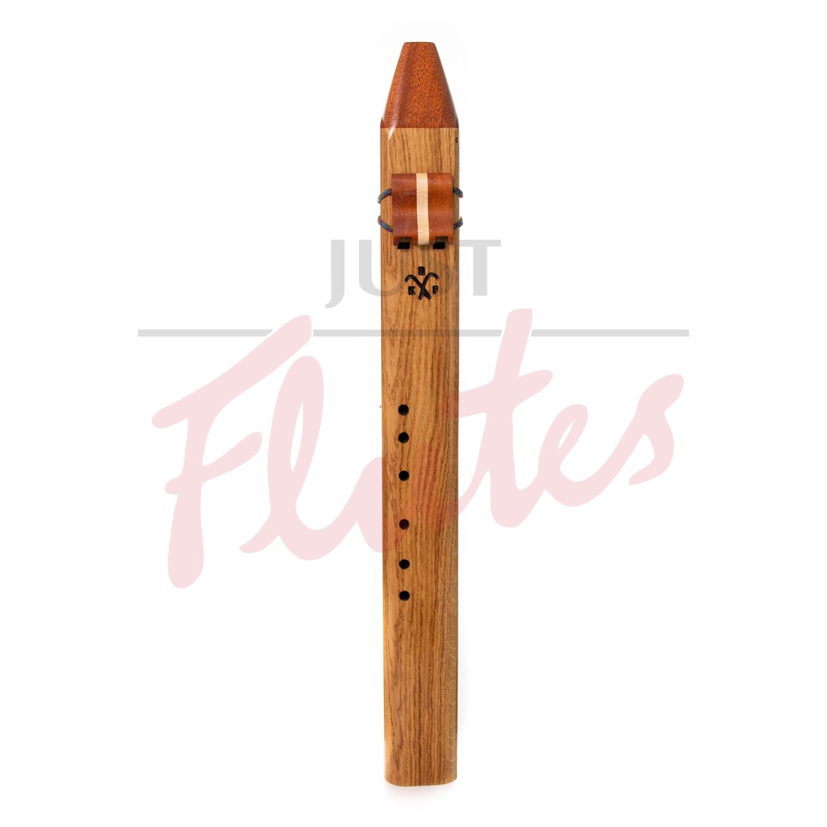 Red Kite Native American Style Drone Flute, Oak, Key of Eb