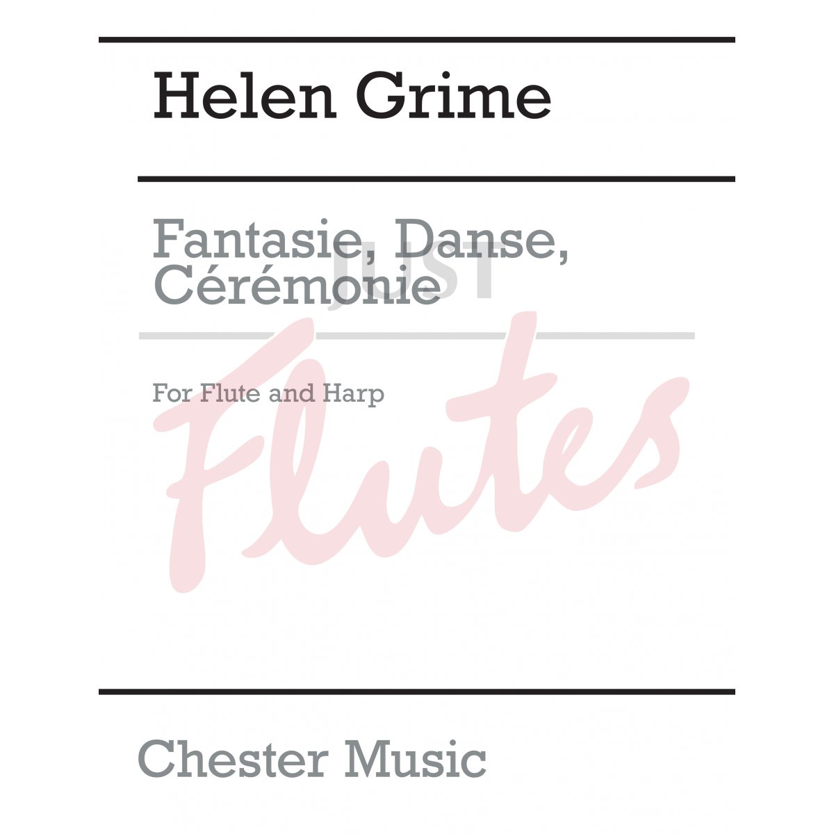 Fantasie, Danse, Cérémonie for Flute and Harp