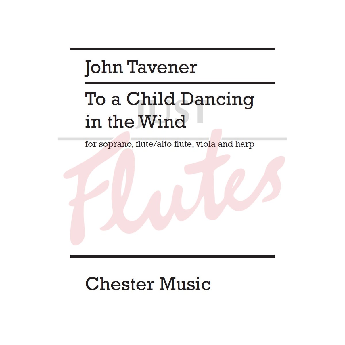 To A Child Dancing In The Wind (excerpt) for Soprano, Flute/Alto Flute, Viola and Harp