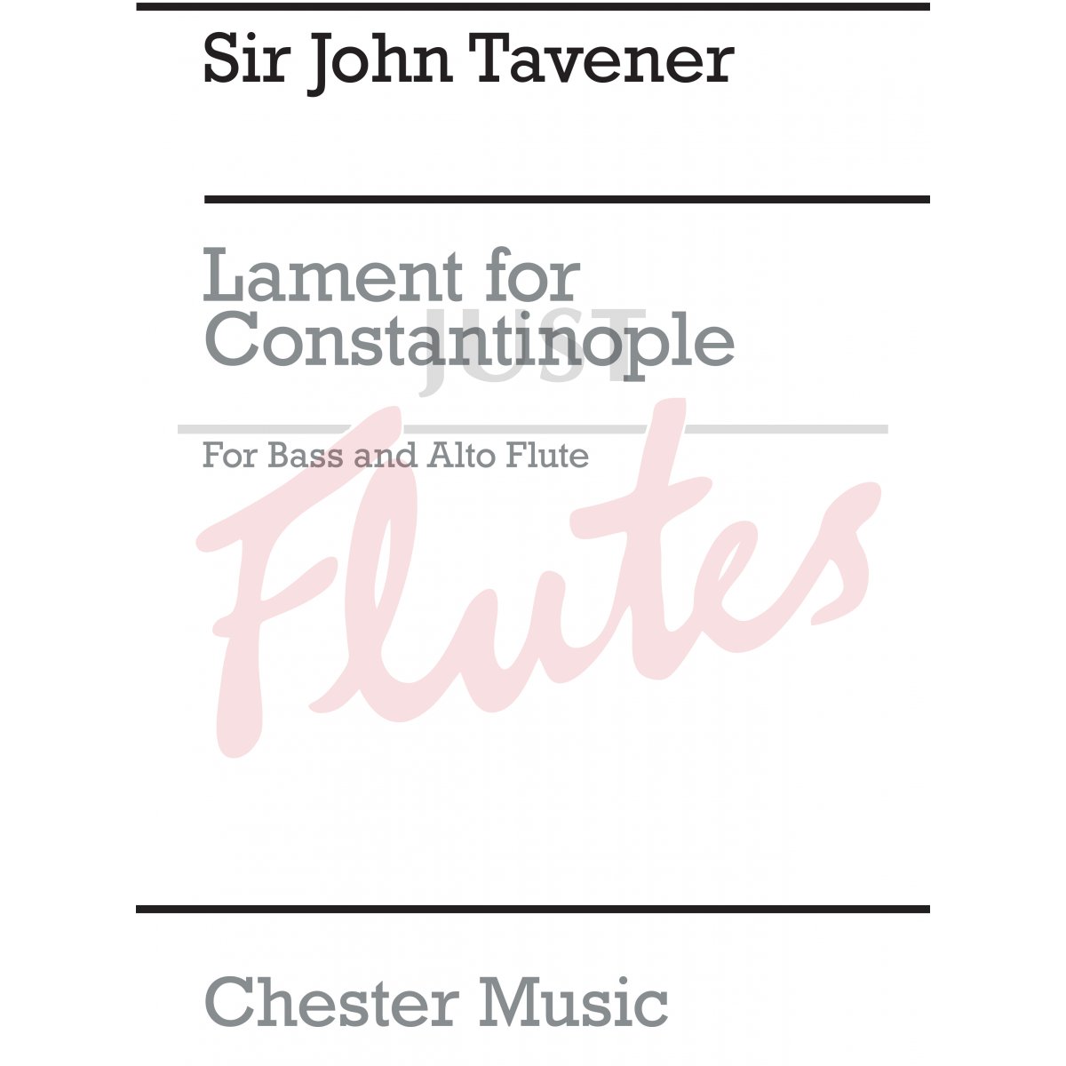 Lament For Constantinople for Bass and Alto Flute