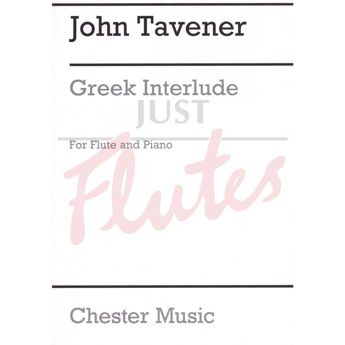 Greek Interlude for Flute and Piano