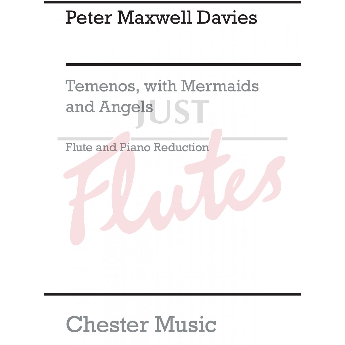 Temenos With Mermaids And Angels [Flute and Piano reduction]