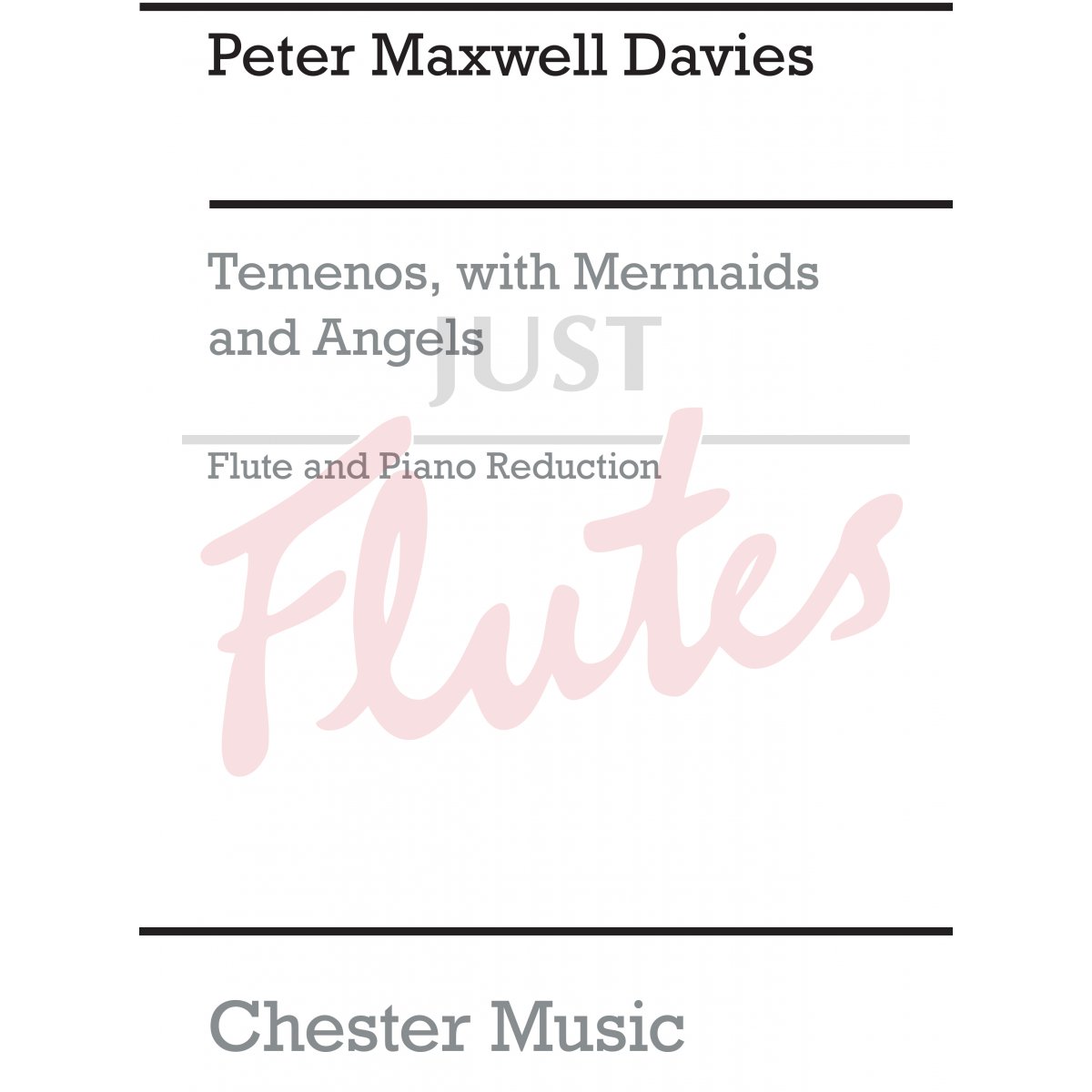 Temenos, with Mermaids and Angels for Flute and Piano