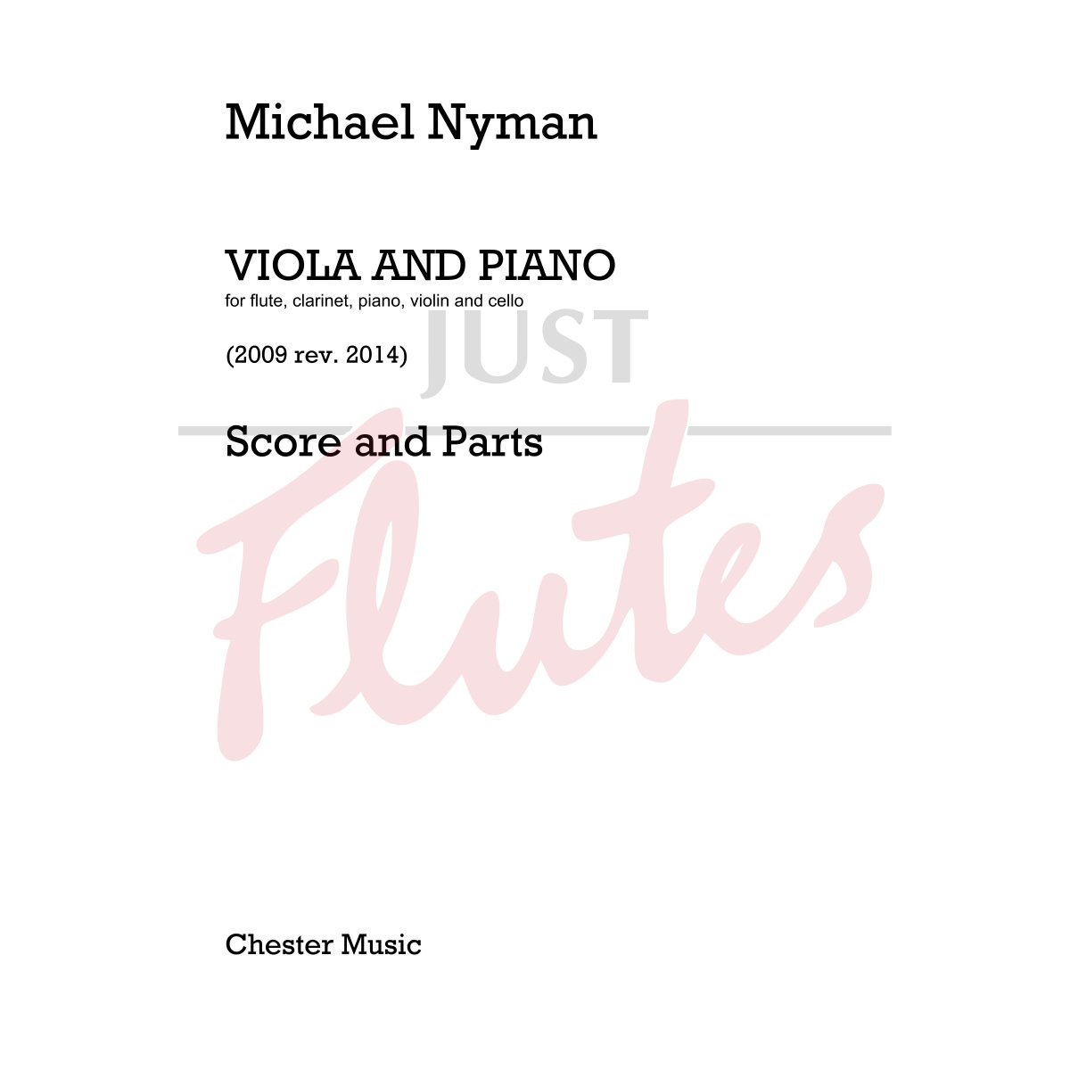 Viola and Piano (Revised 2014)