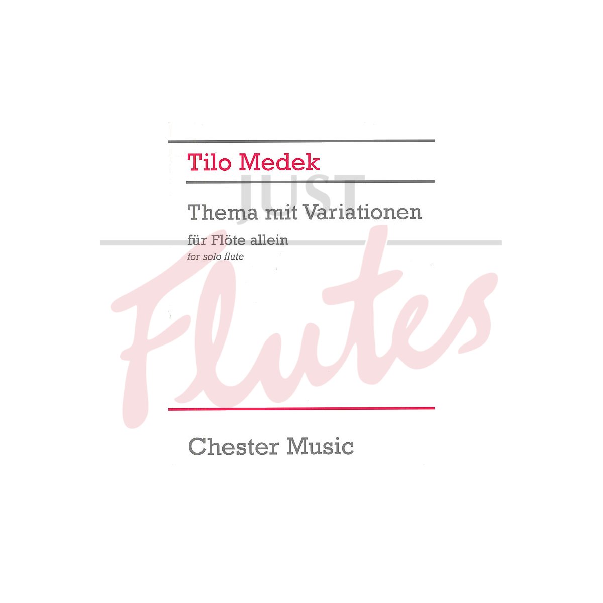Theme And Variations For Flute Solo