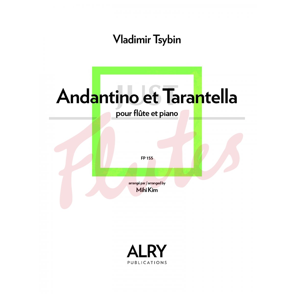 Andantino and Tarantella for Flute and Piano