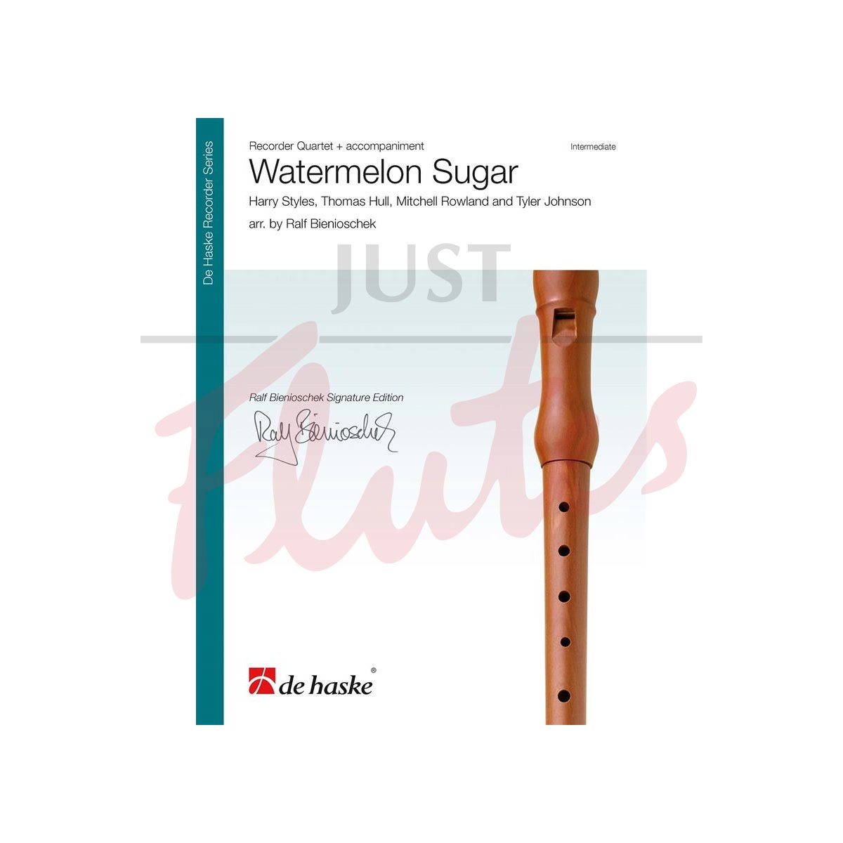 Watermelon Sugar for Recorder Quartet and Accompaniment