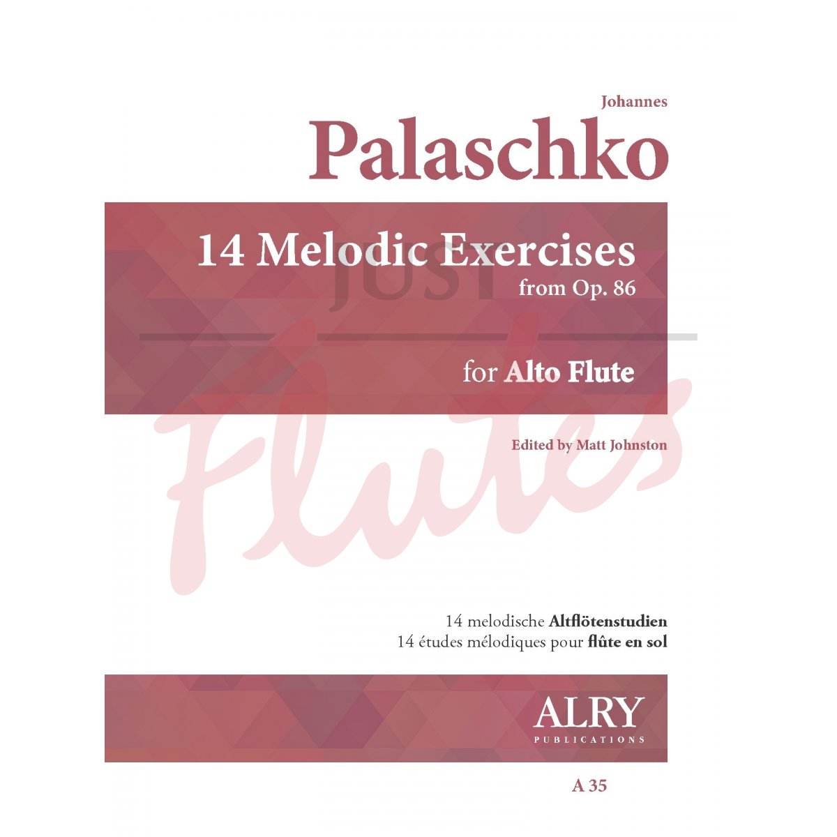 14 Melodic Studies for Alto Flute