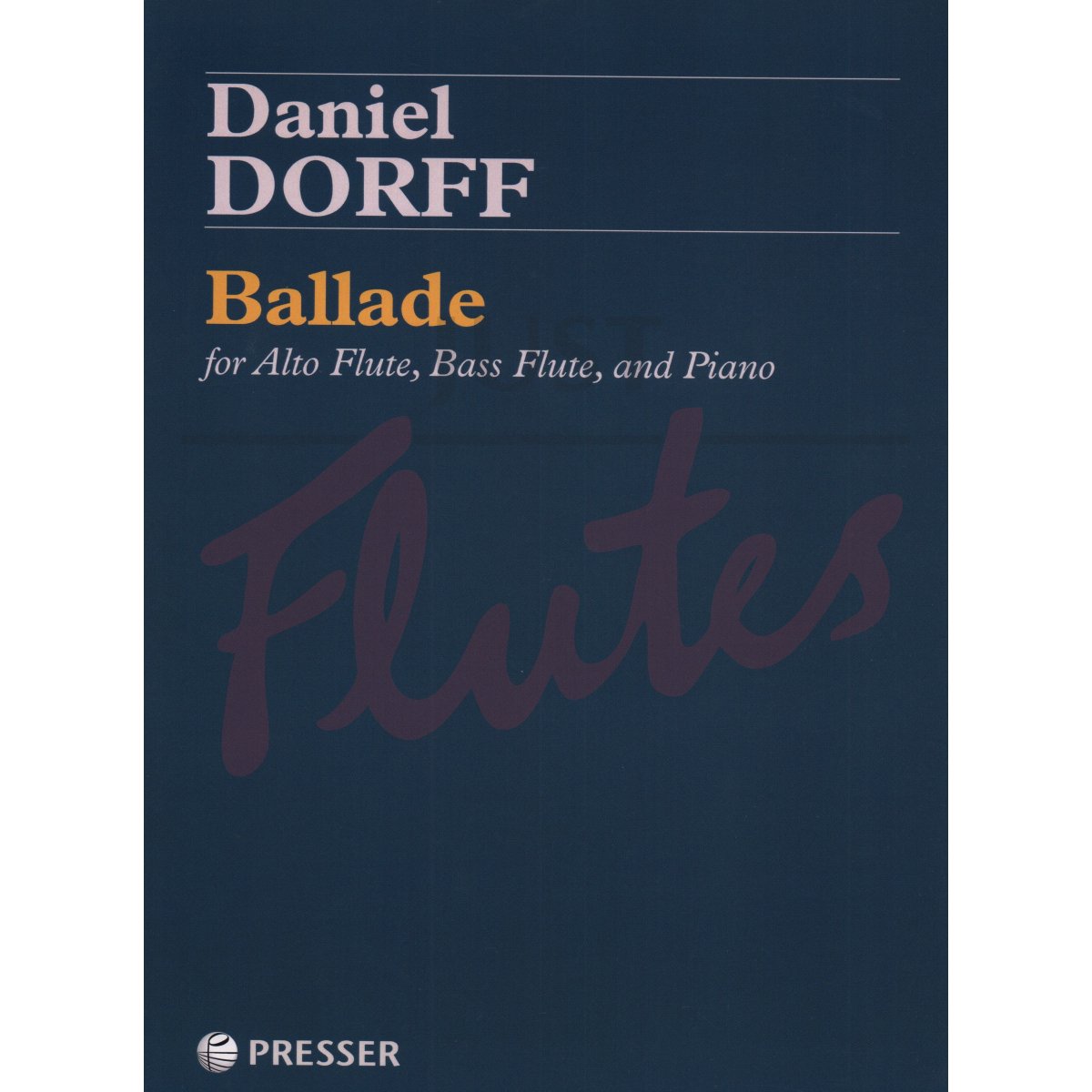 Ballade for Alto Flute, Bass Flute, and Piano