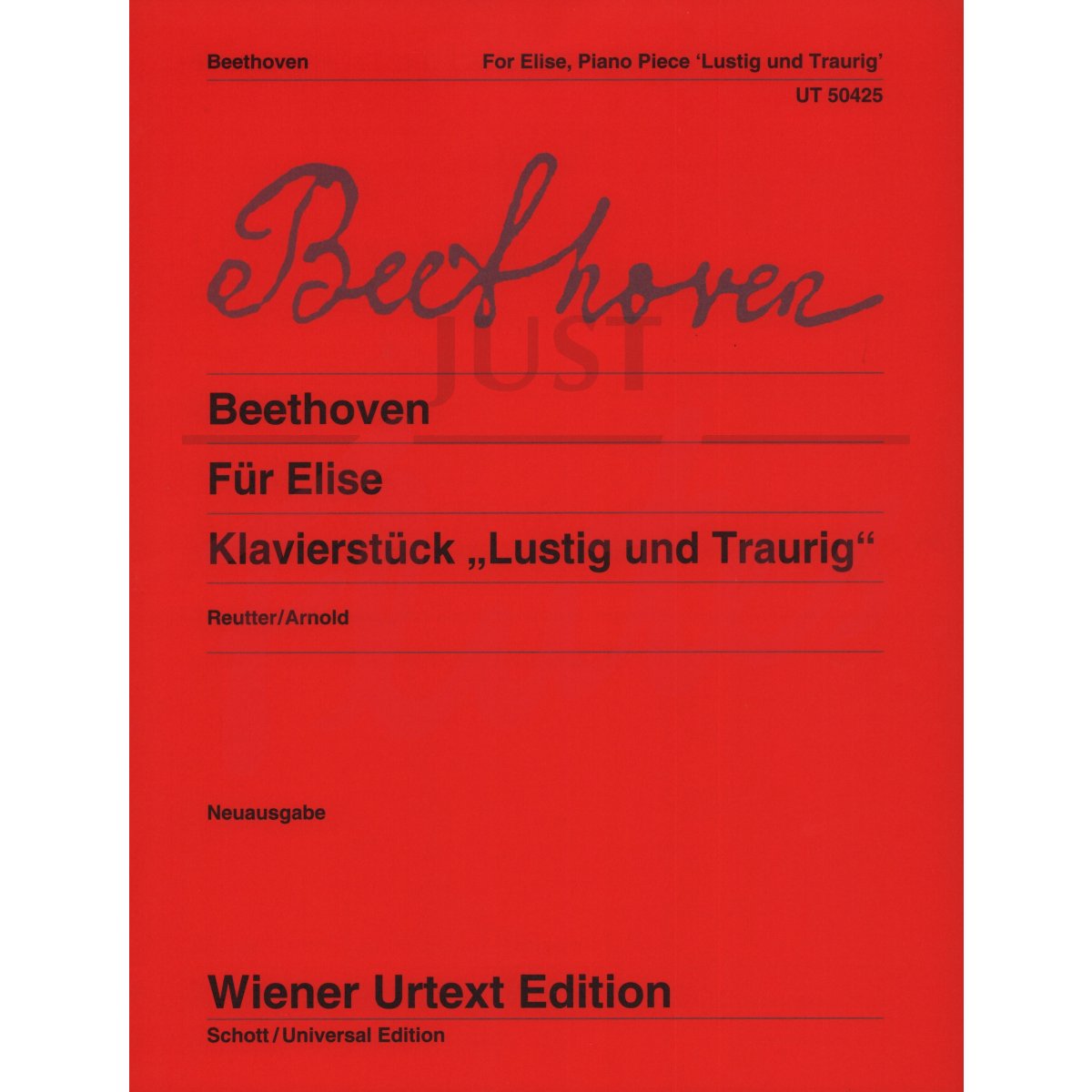&quot;Fur Elise&quot; and &quot;Lustig - Traurig&quot; for Piano