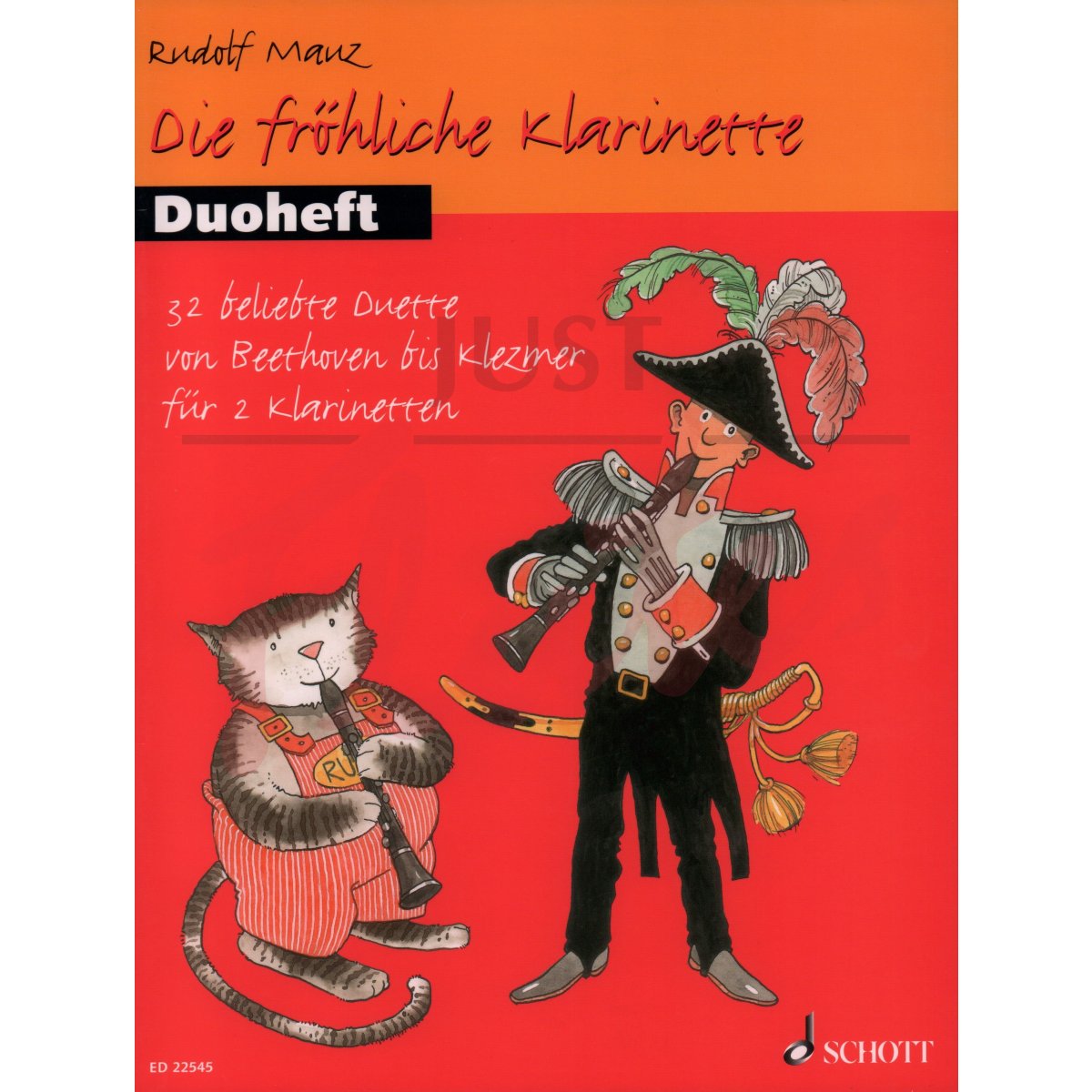 The Happy Clarinet (Die fröhliche Klarinette) for Two Clarinets