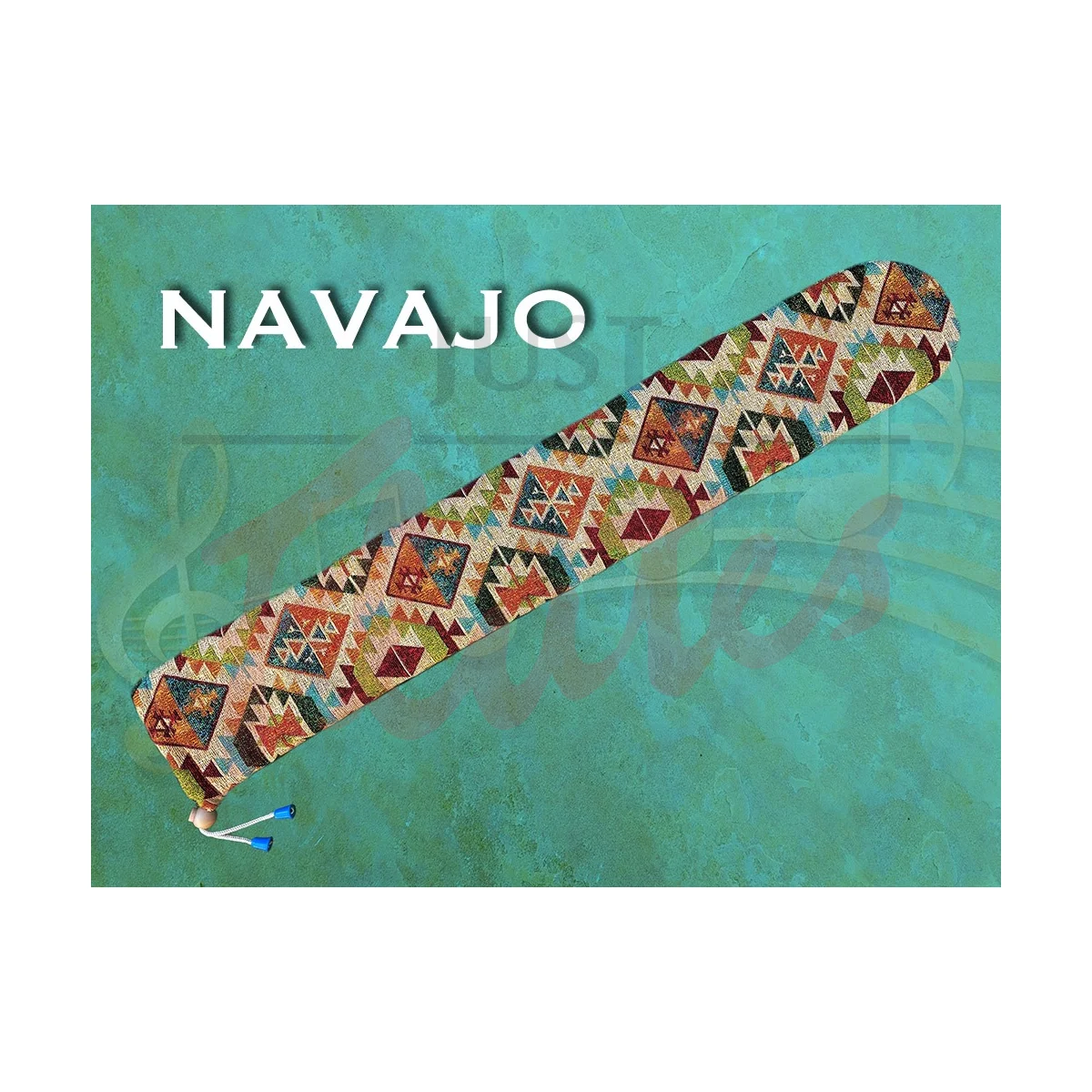 Red Kite Native American Style Flute Bag, Navajo Design