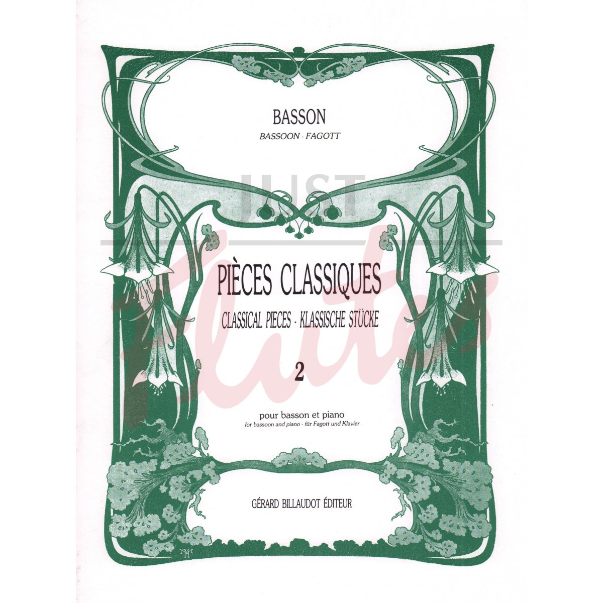 Pièces Classiques, Vol. 2 for Bassoon and Piano