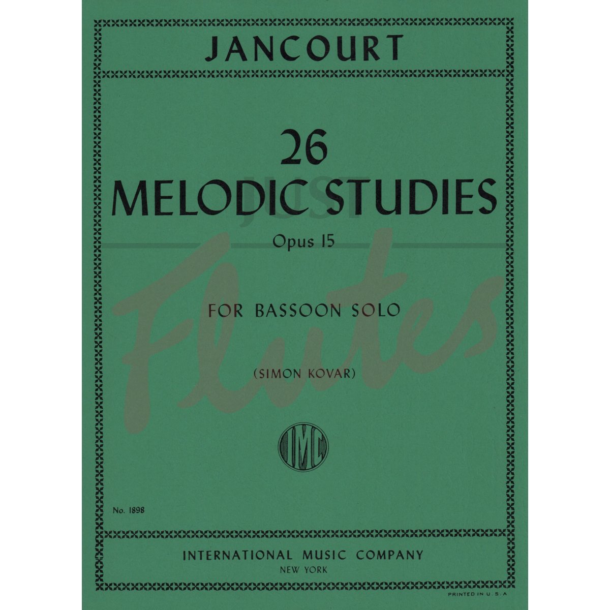 26 Melodic Studies for Bassoon