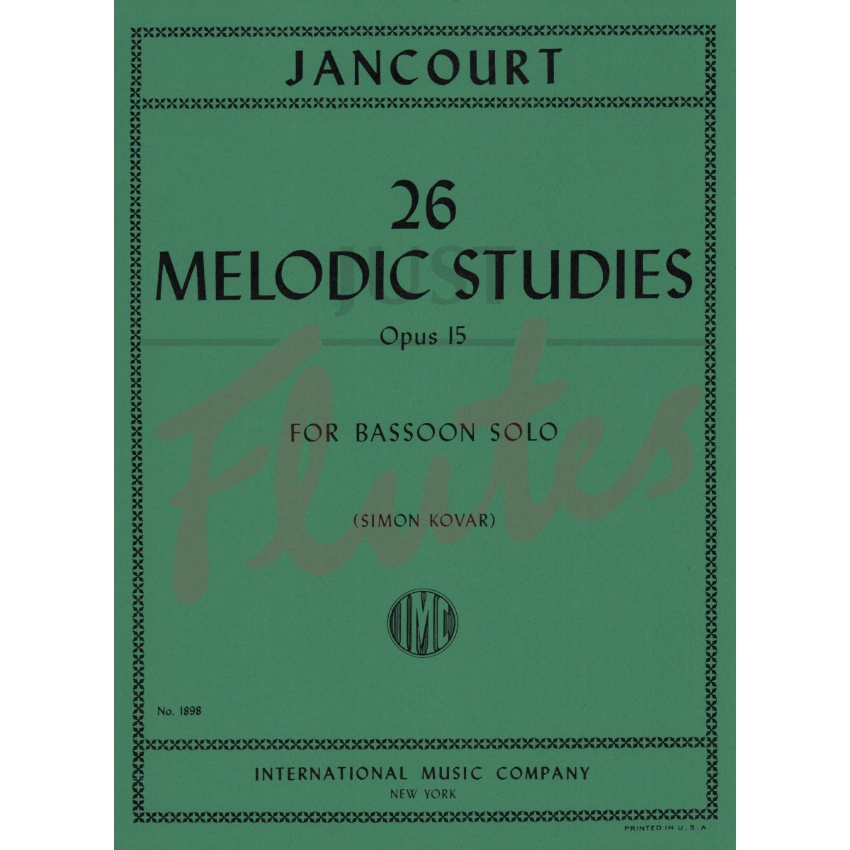 26 Melodic Studies for Bassoon