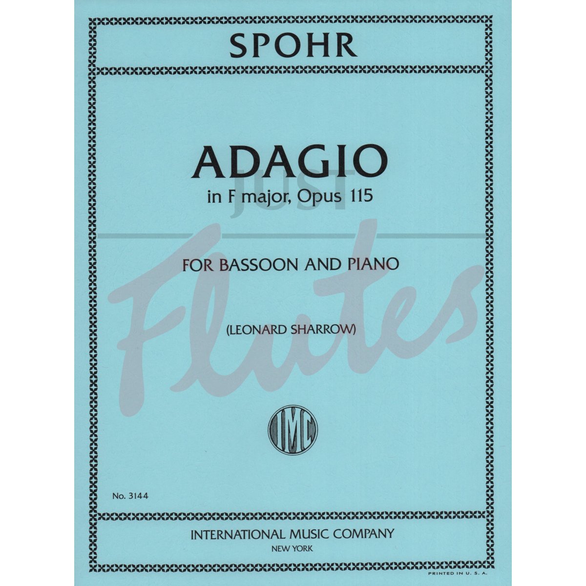 Adagio in F major for Bassoon and Piano