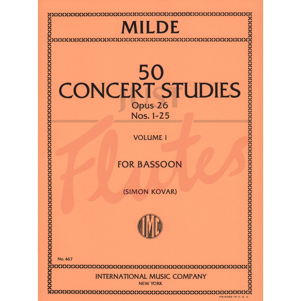 50 Concert Studies for Bassoon