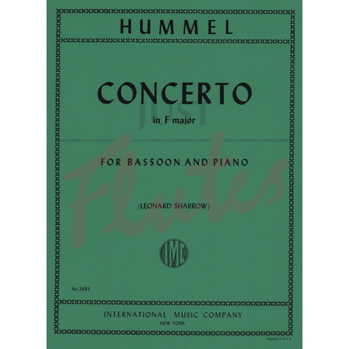 Concerto in F major for Bassoon and Piano