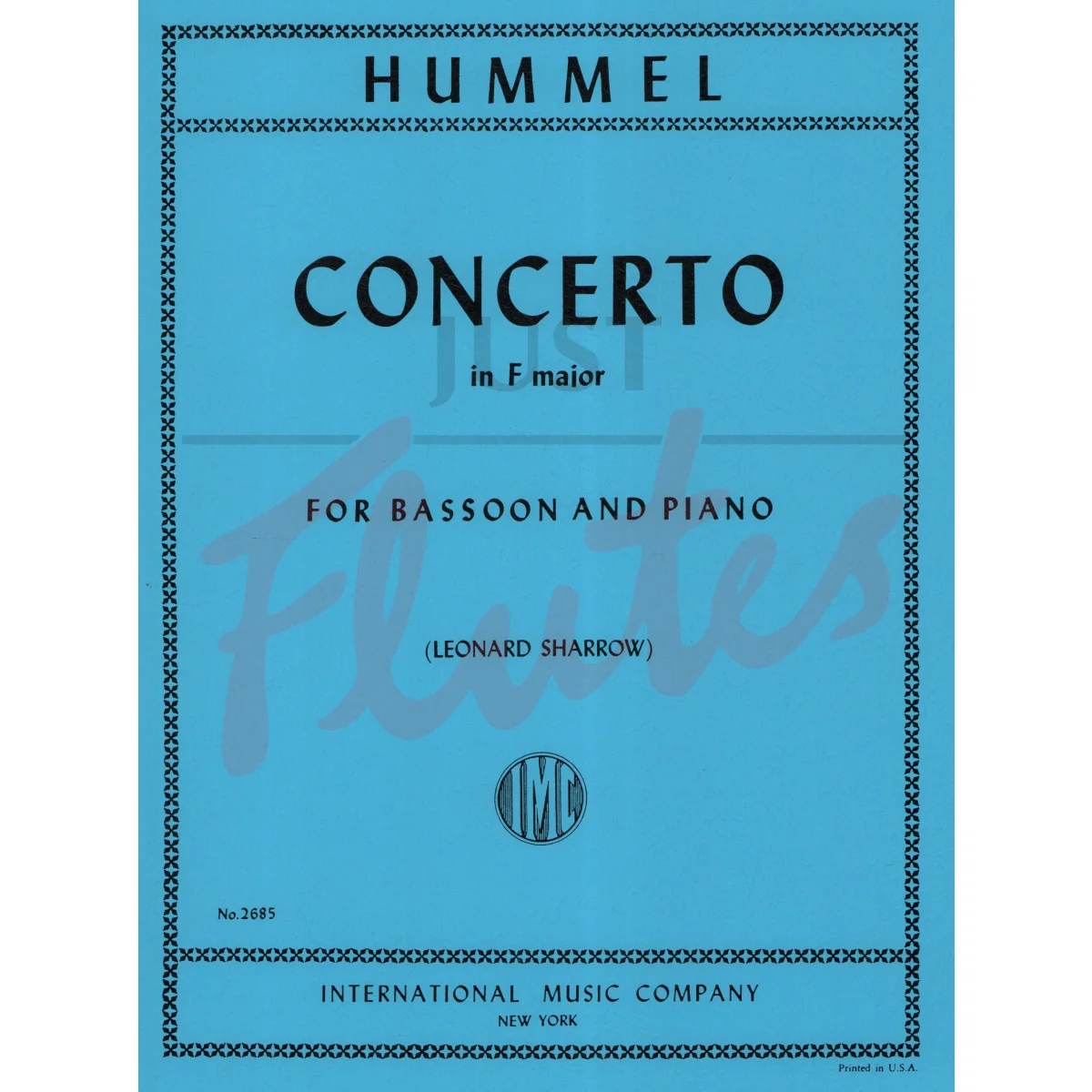 Concerto in F major for Bassoon and Piano