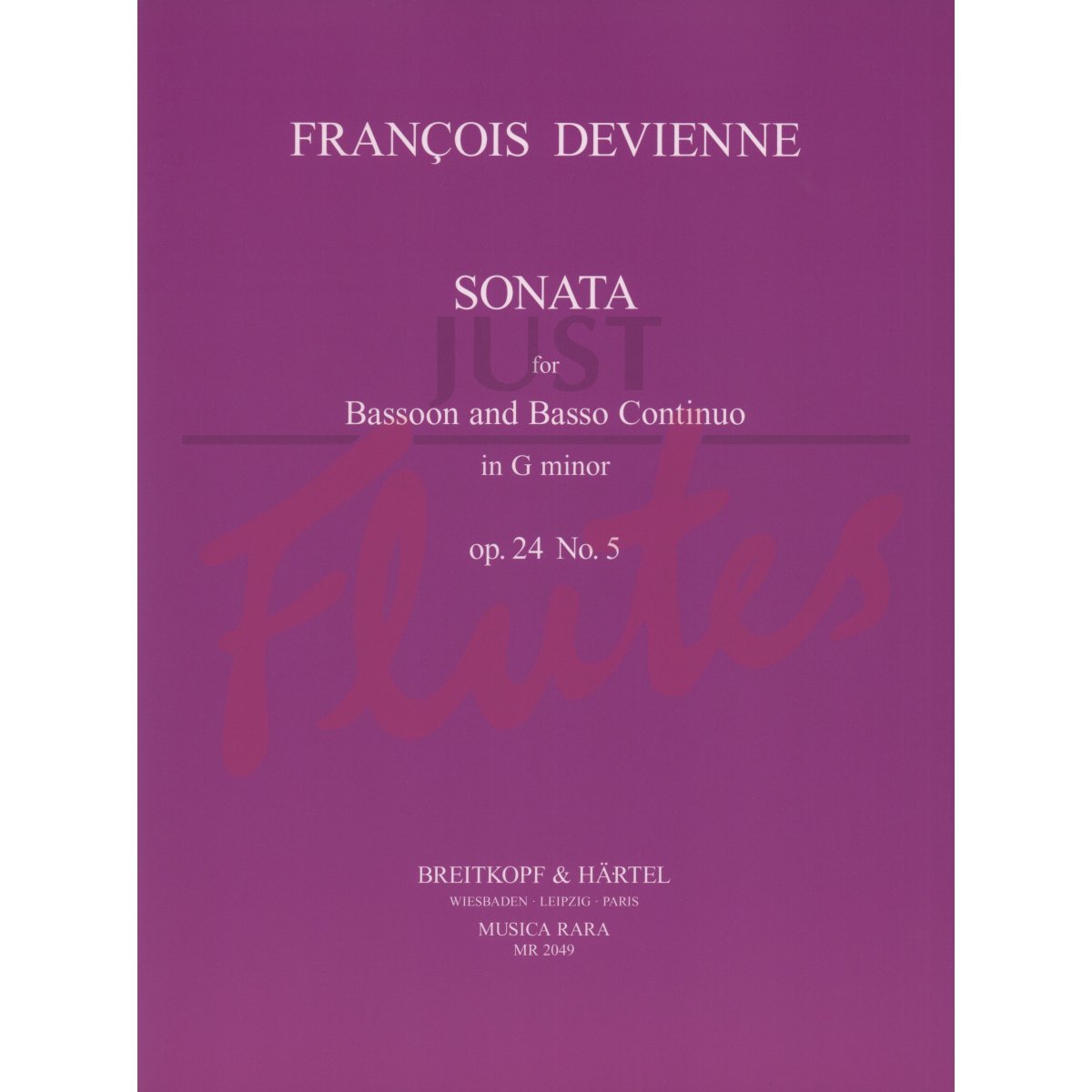 Sonata in G minor for Bassoon and Basso Continuo
