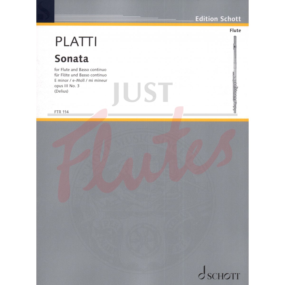 Sonata in E minor for Flute and Basso Continuo