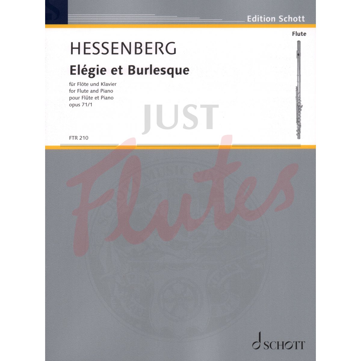 Elegie and Burlesque for Flute and Piano