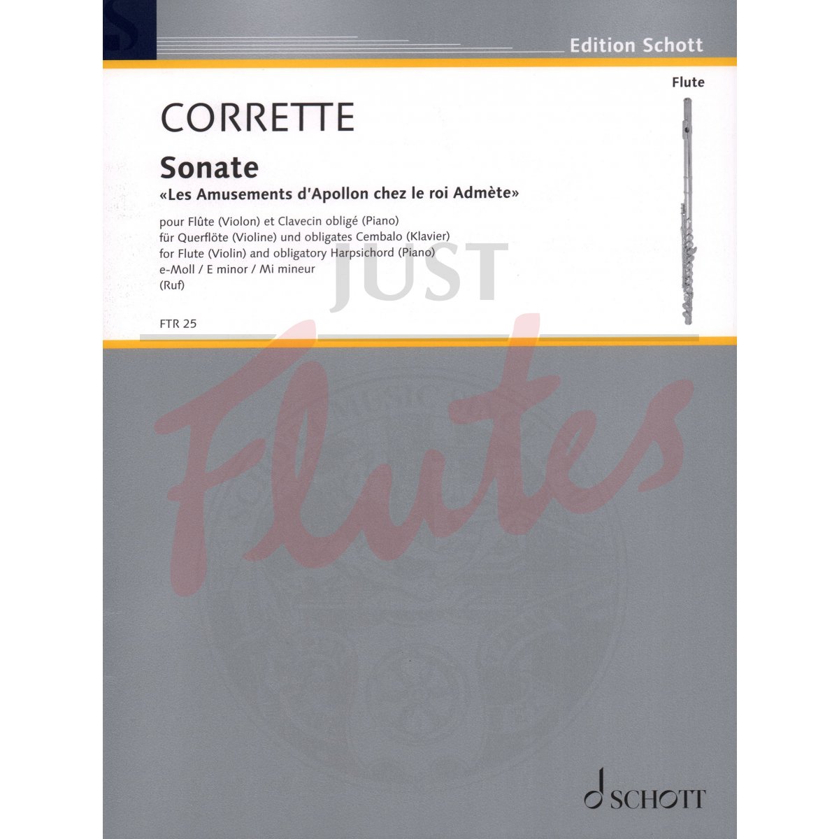 Sonata in E minor for Flute and Piano