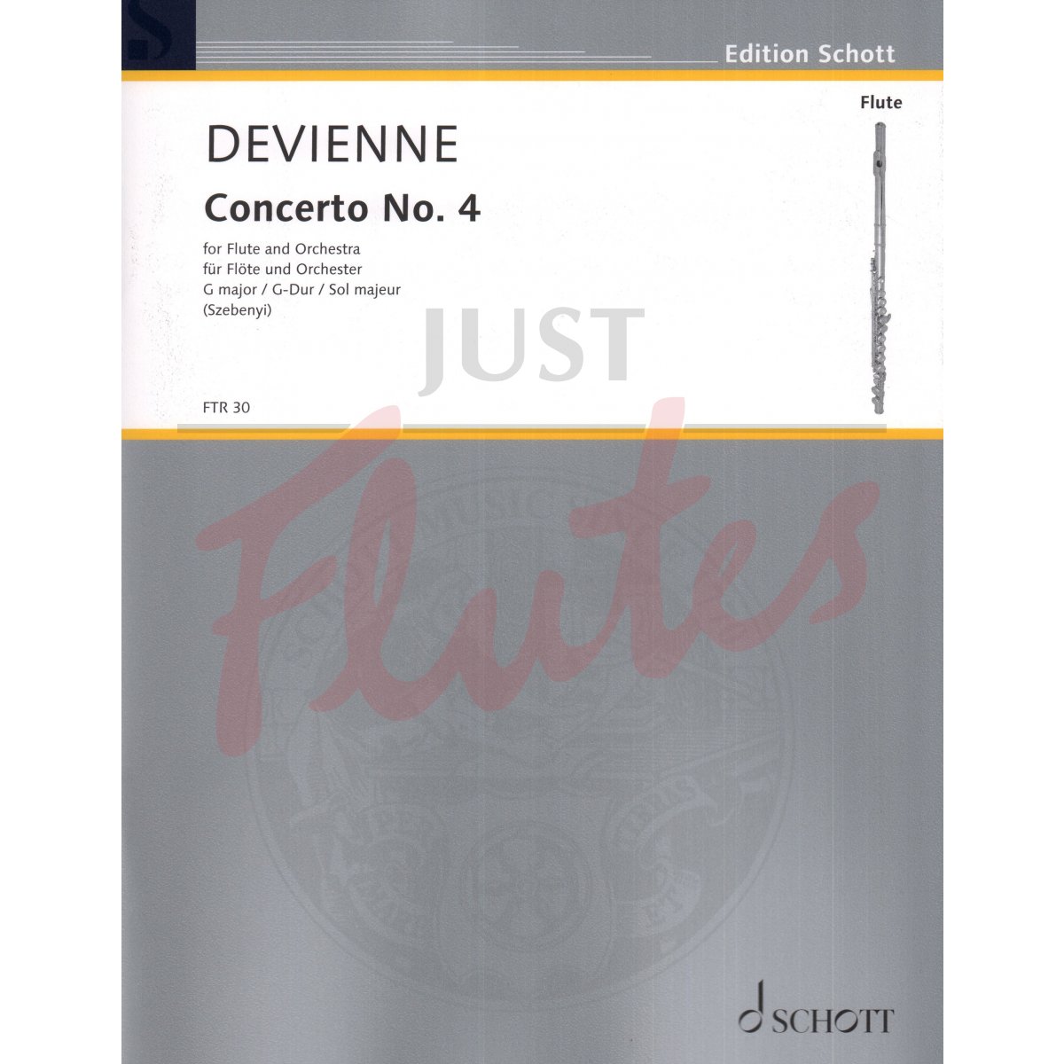 Concerto No. 4 in G major arranged for Flute and Piano