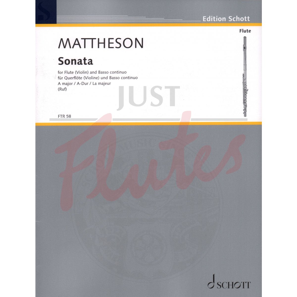 Sonata in A major for Flute and Basso Continuo
