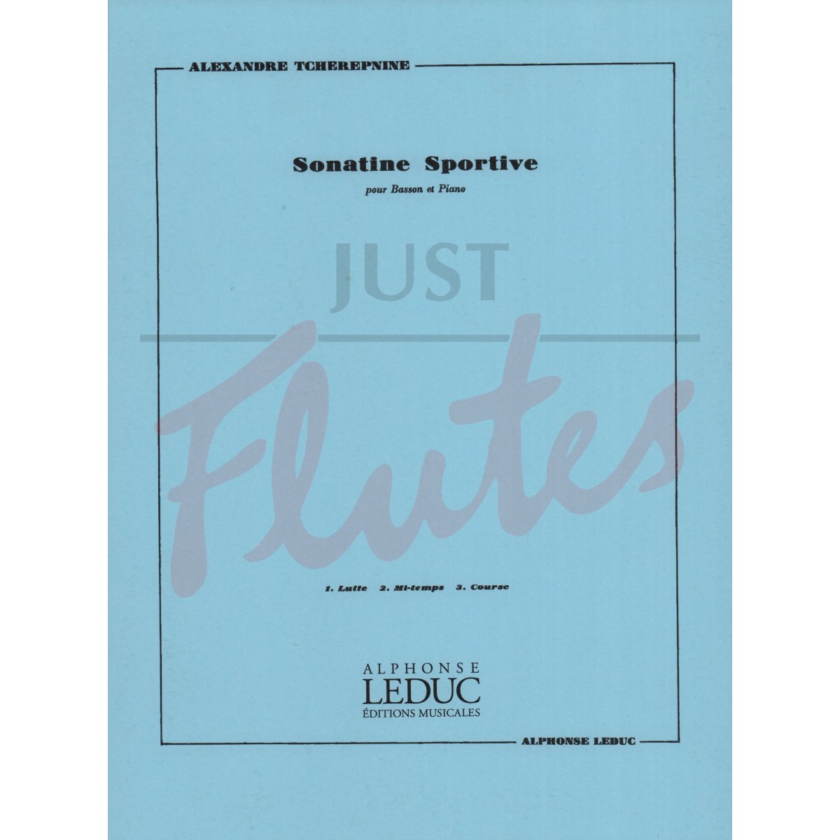 Sonatine Sportive for Bassoon and Piano