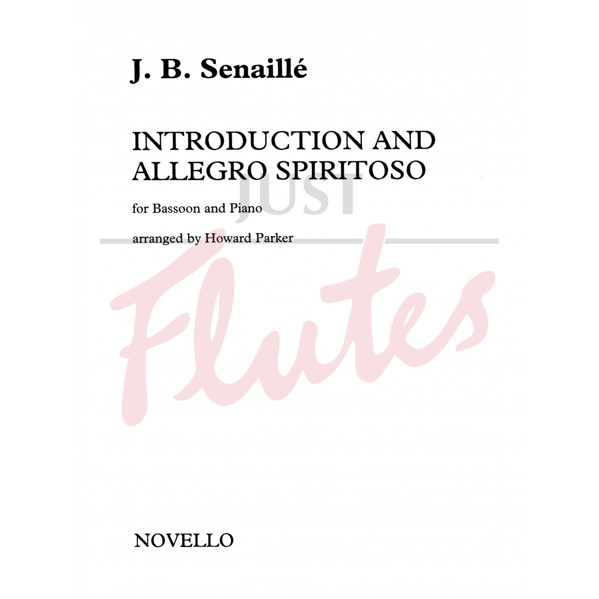 Introduction and Allegro Spiritoso for Bassoon and Piano