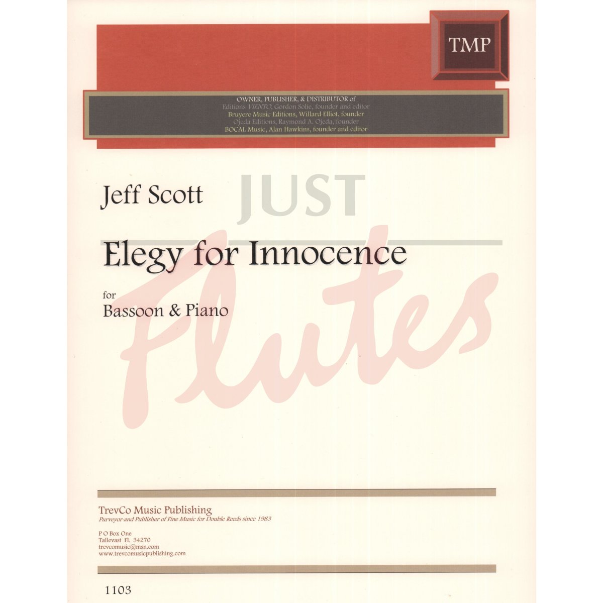 Elegy for Innocence for Bassoon and Piano