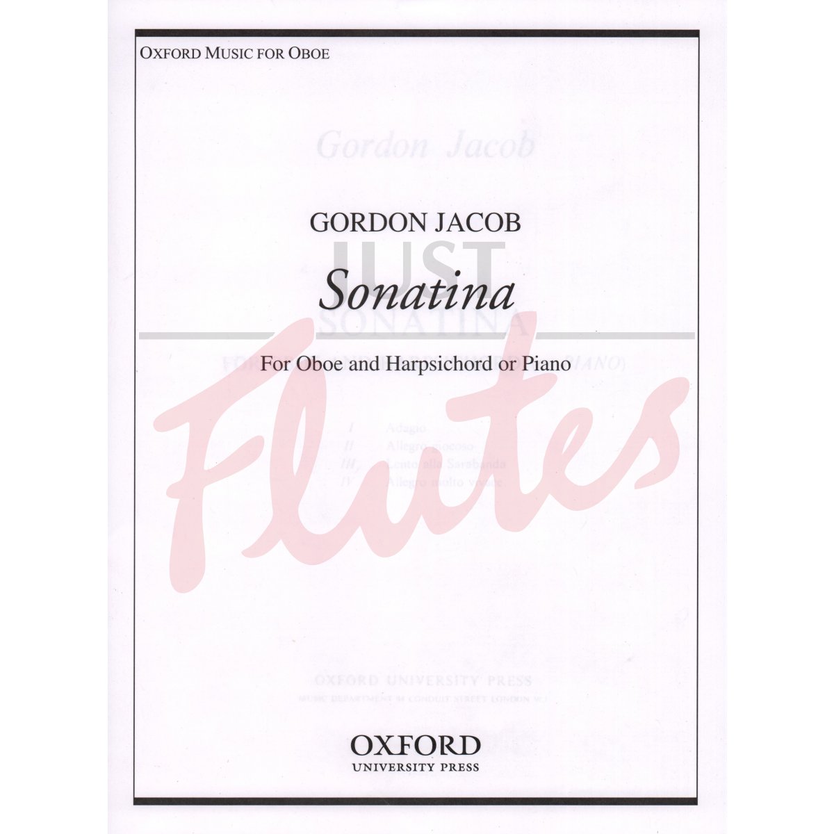 Sonatina for Oboe and Piano