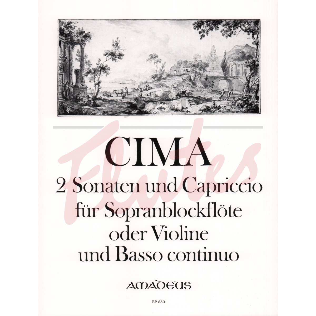Two Sonatas and Capriccio for Descant Recorder and Basso Continuo