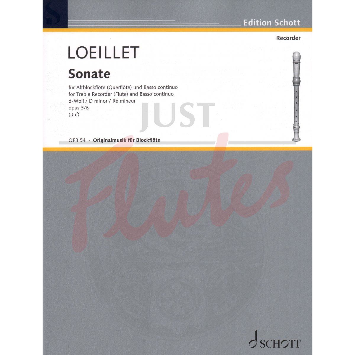 Sonata in D minor for Treble Recorder and Basso Continuo