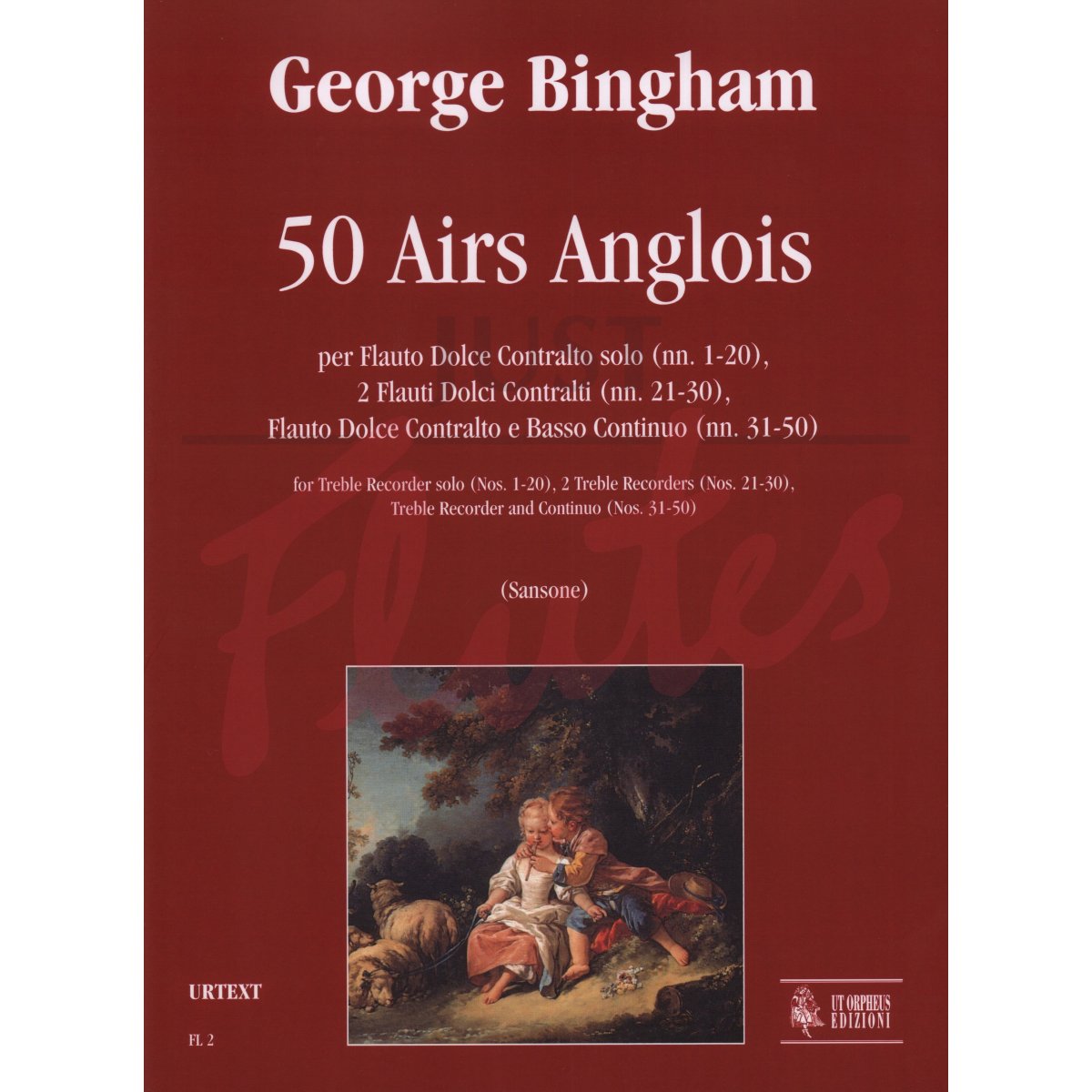 50 Airs Anglois for Recorder and Basso Continuo