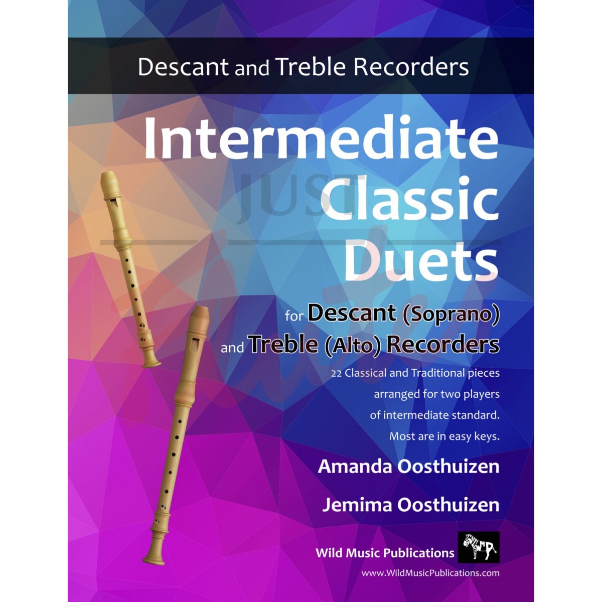 Intermediate Classic Duets for Descant and Treble Recorders