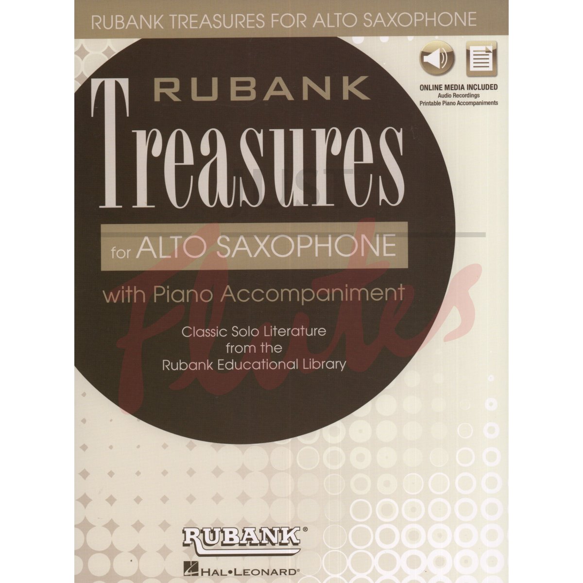 Rubank Treasures for Alto Saxophone with Piano Accompaniment (Download)