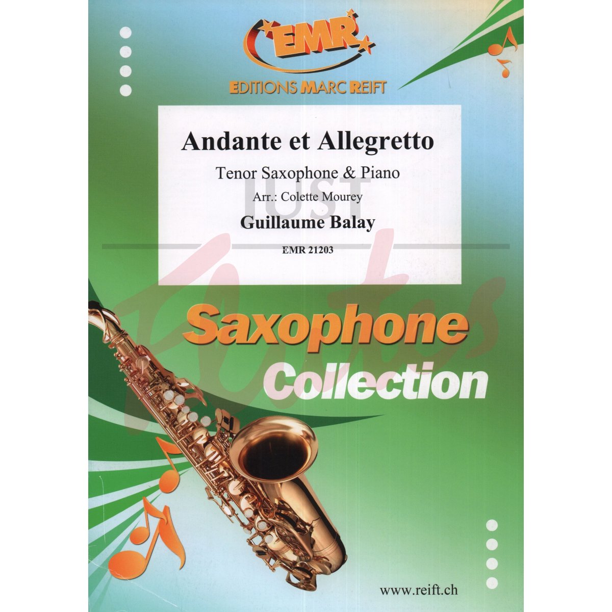 Andante and Allegretto for Tenor Saxophone and Piano