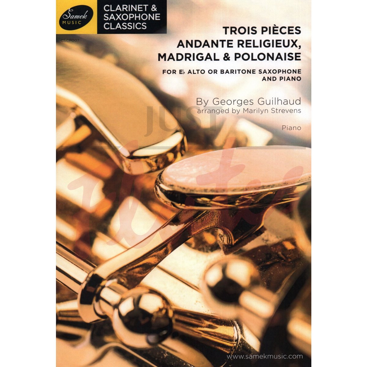 Trois Pieces for Soprano or Tenor Saxophone and Piano