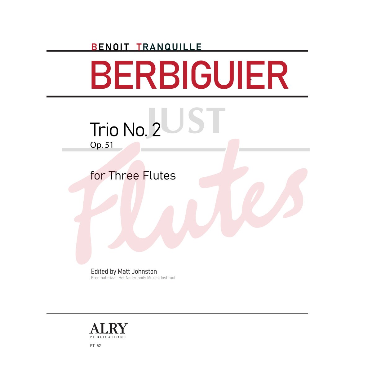 Trio No. 2 for Three Flutes