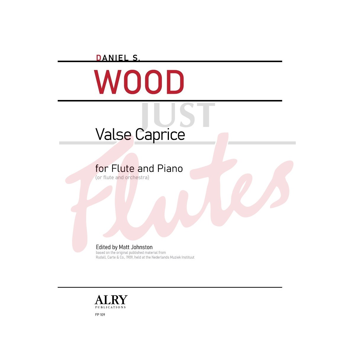 Valse Caprice for Flute and Piano