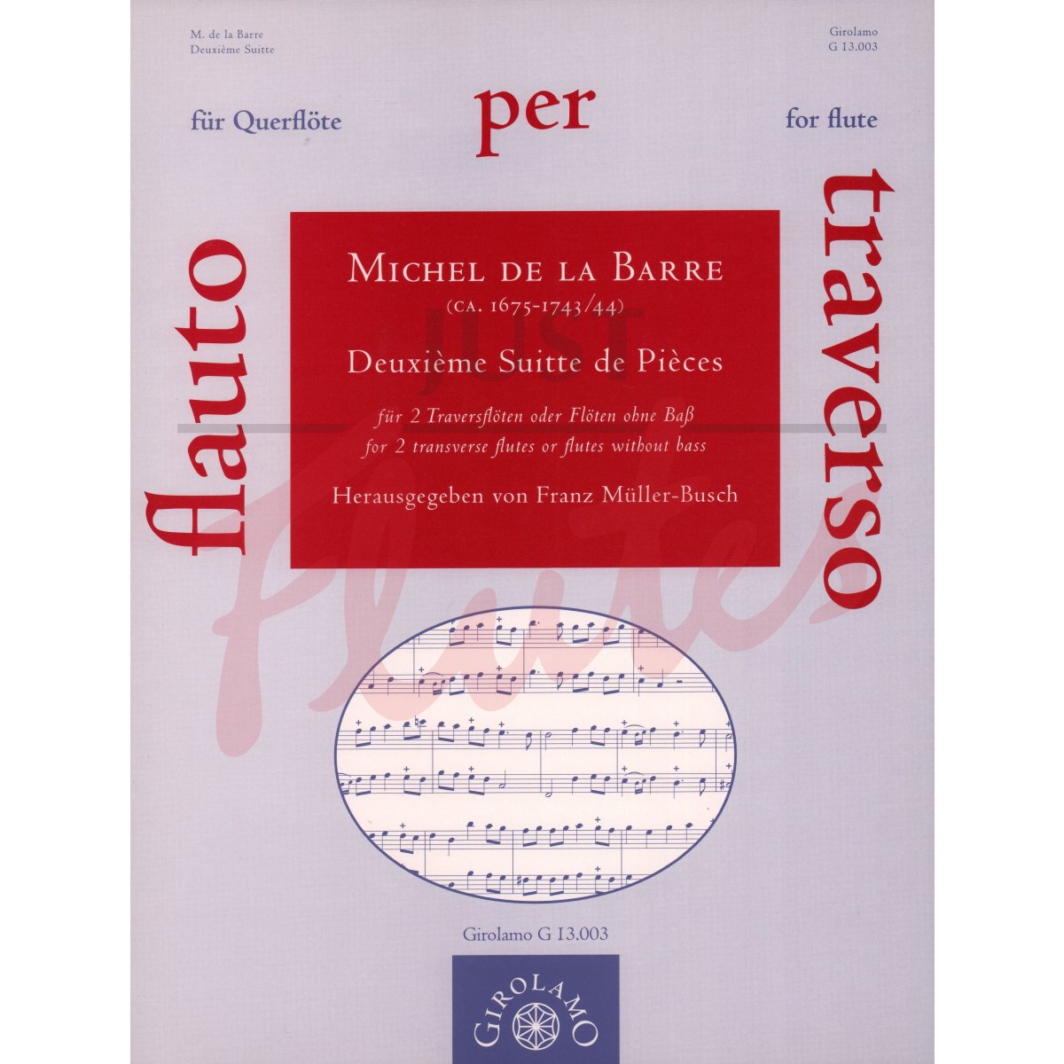 Deuxième Suitte de Pièces for Two Flutes