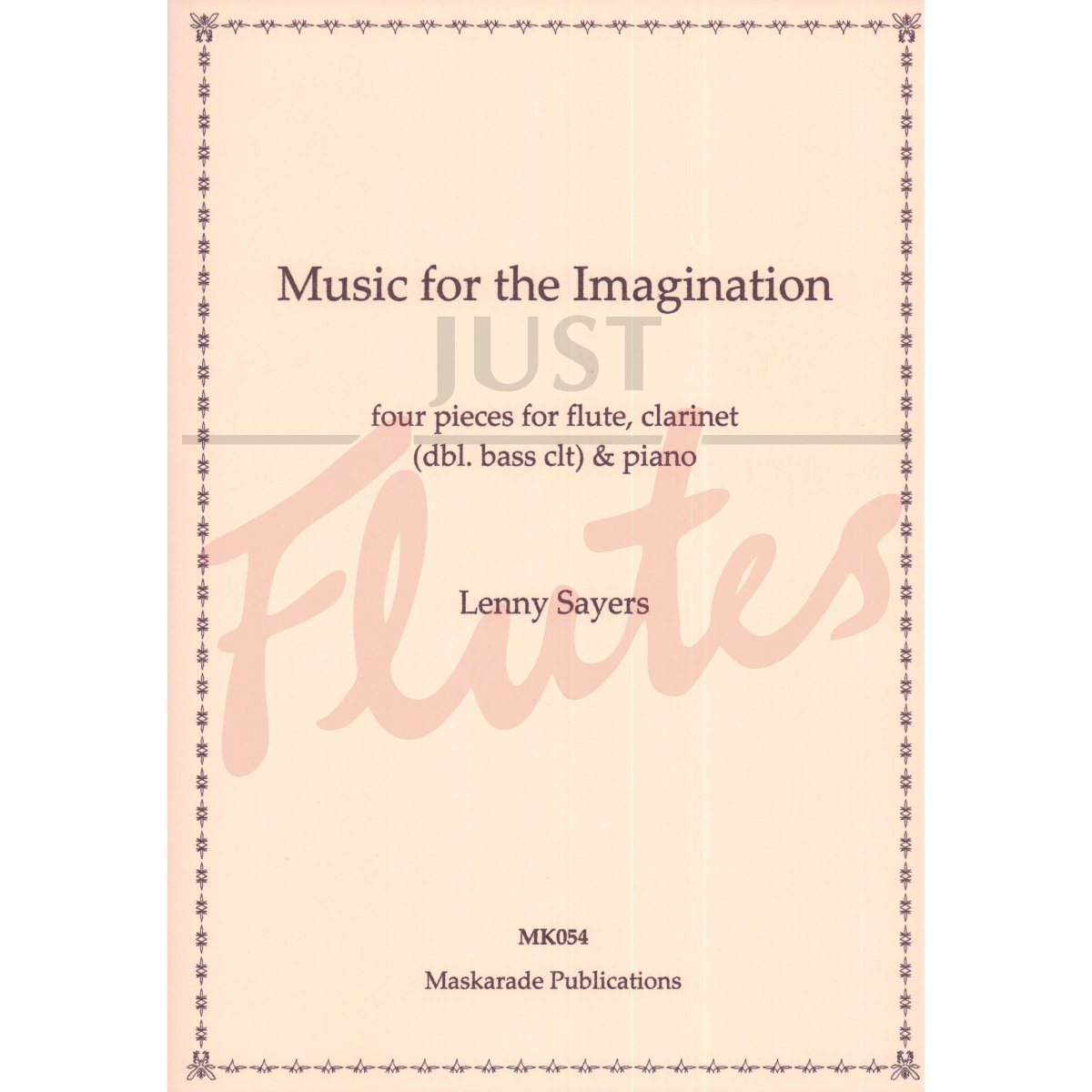 Music for the Imagination for Flute, Clarinet (doubling on Bass Clarinet) and Piano