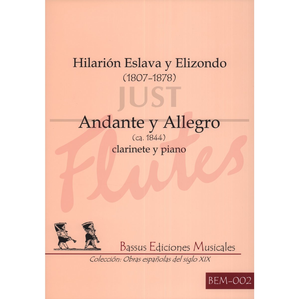 Andante y Allegro for Clarinet and Piano